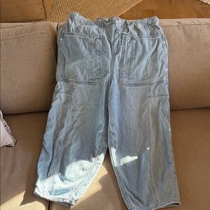 We The Free Light Denim Drawstring Pants